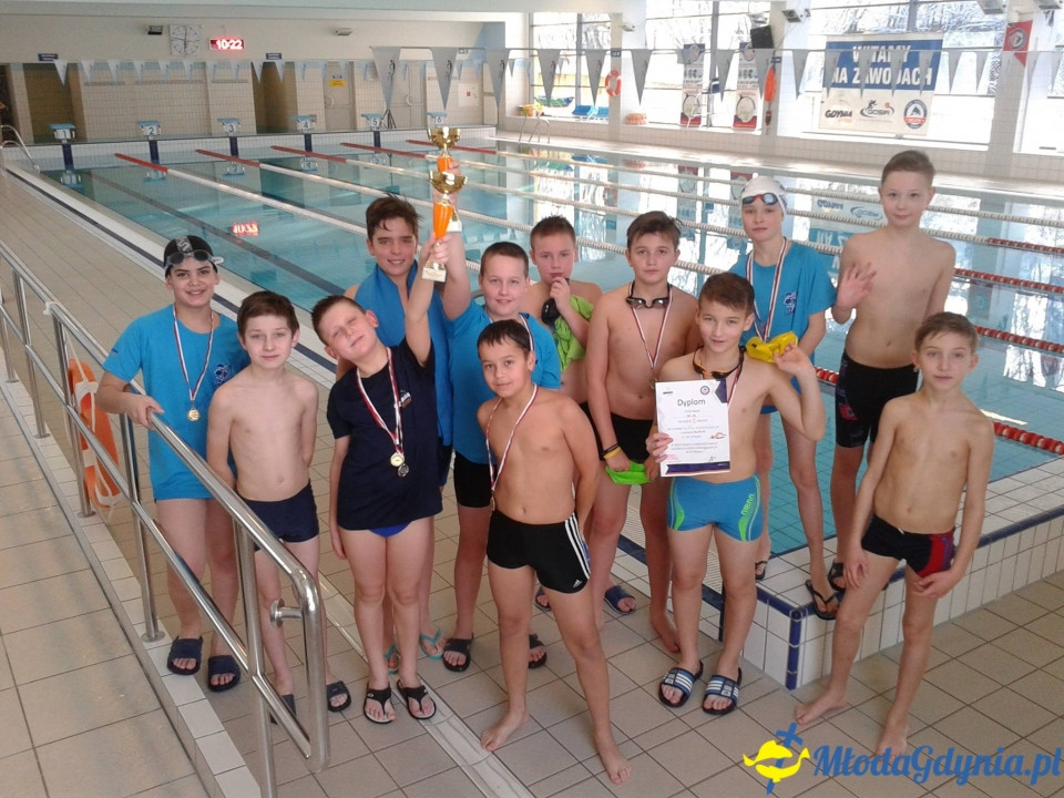 Drużynowe Mistrzostwa Gdyńskich Szkół w Pływaniu 21.01.16.