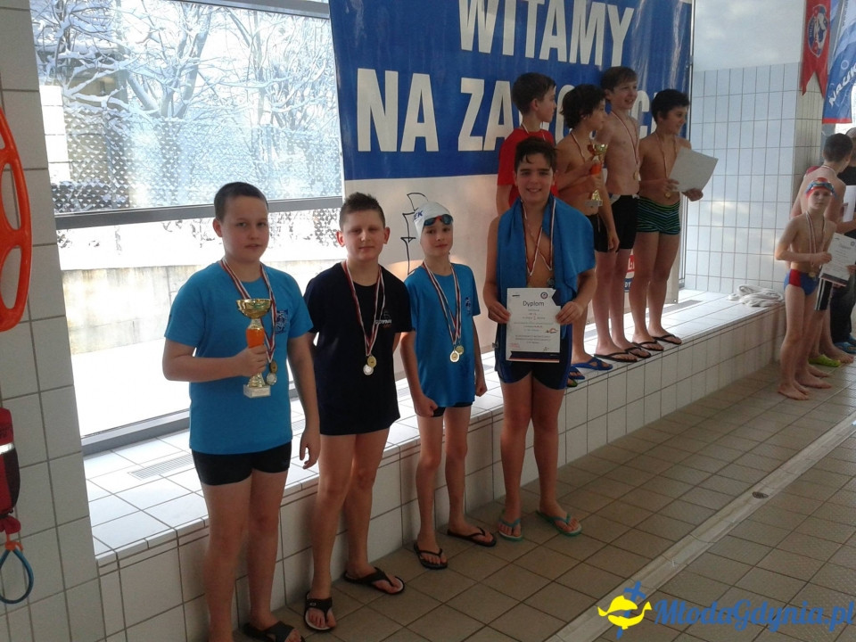 Drużynowe Mistrzostwa Gdyńskich Szkół w Pływaniu 21.01.16.