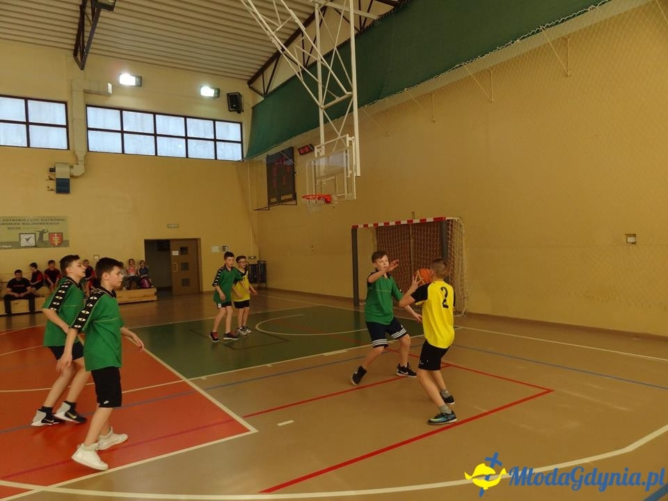 SP 28 - Minikoszykówka chłopców - zawody rejonowe 2017