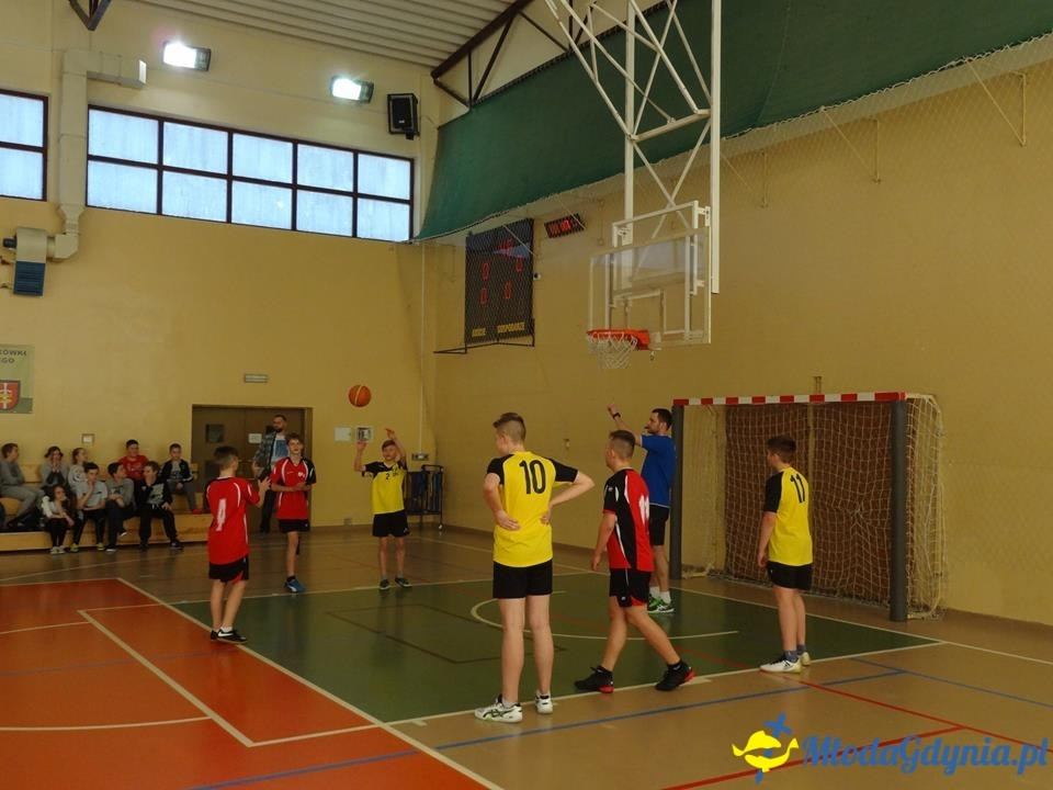 SP 28 - Minikoszykówka chłopców - zawody rejonowe 2017