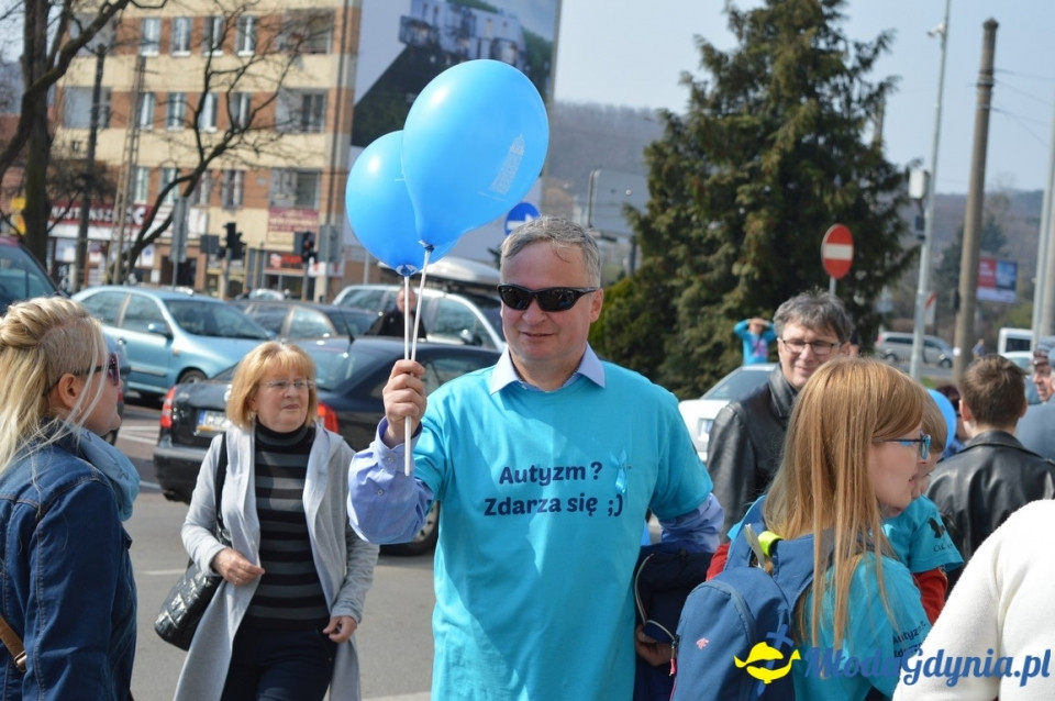 Autyzm - zdarza się - przemarsz w Gdyni 02.04.2017 ( II )
