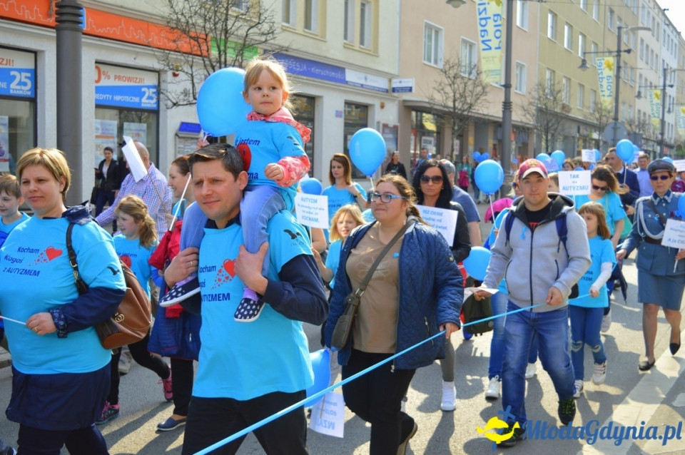 Autyzm - zdarza się - przemarsz w Gdyni 02.04.2017 ( II )