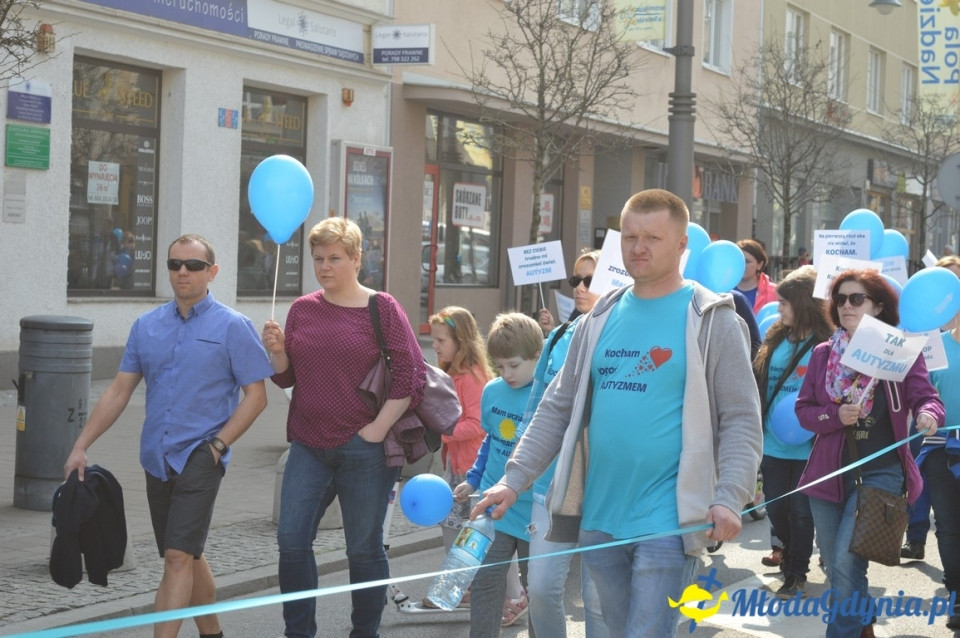 Autyzm - zdarza się - przemarsz w Gdyni 02.04.2017 ( II )