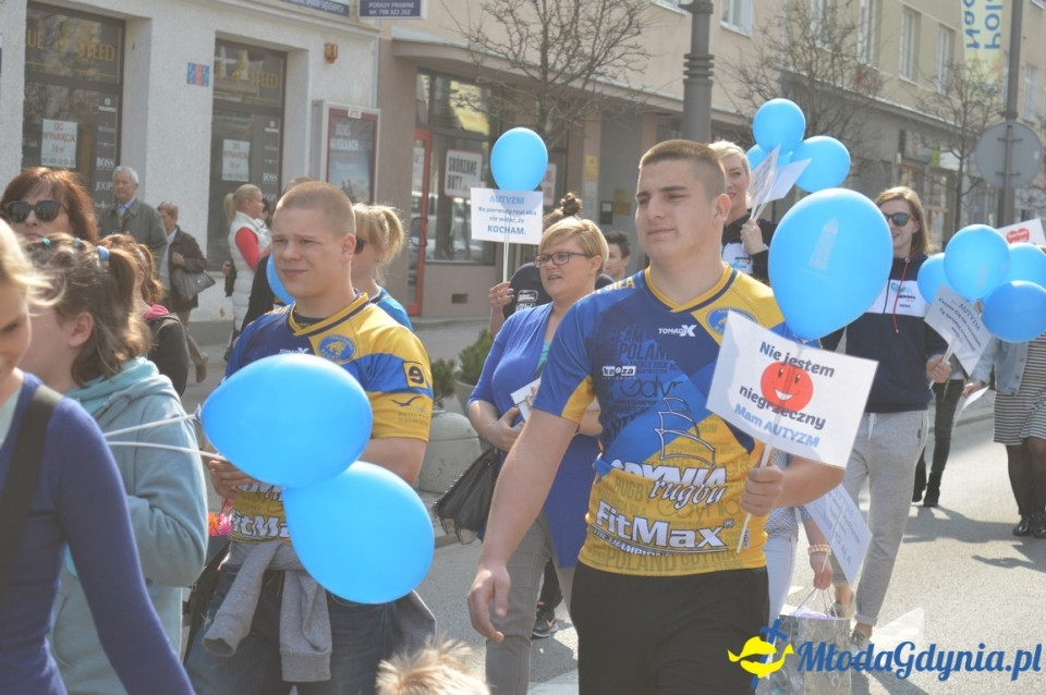 Autyzm - zdarza się - przemarsz w Gdyni 02.04.2017 ( II )