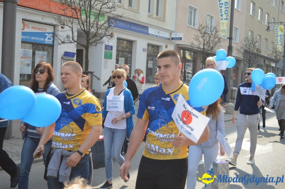 Autyzm - zdarza się - przemarsz w Gdyni 02.04.2017 ( II )