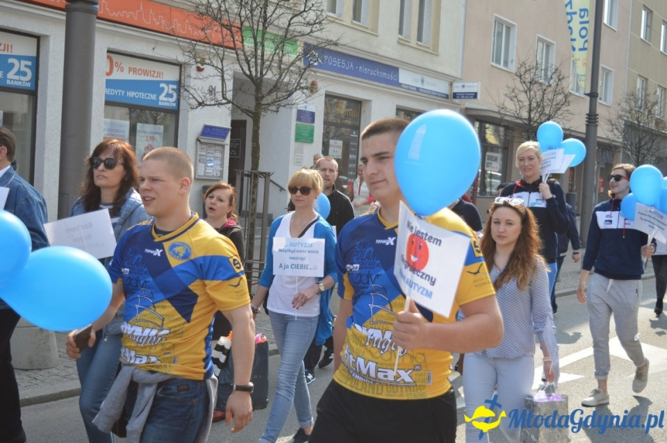 Autyzm - zdarza się - przemarsz w Gdyni 02.04.2017 ( II )