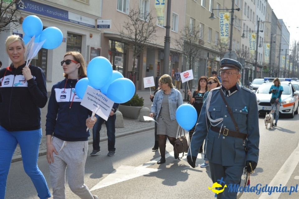 Autyzm - zdarza się - przemarsz w Gdyni 02.04.2017 ( II )