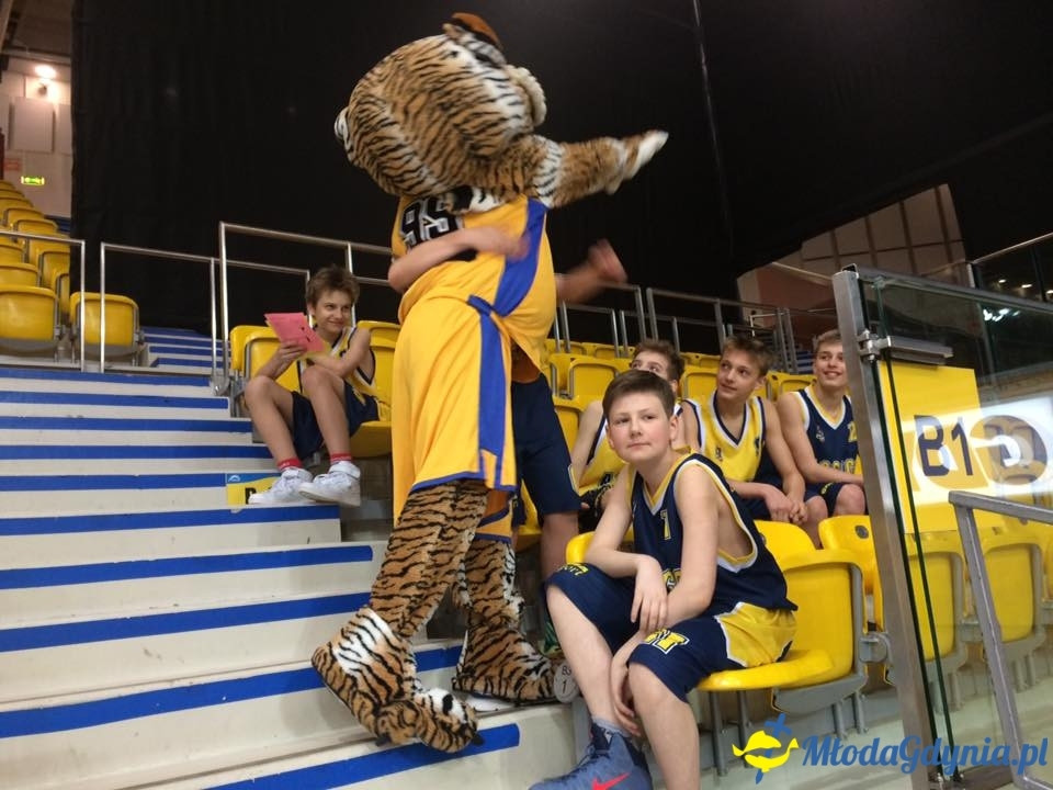 Asseco Gdynia Junior na meczu z Rosą Radom