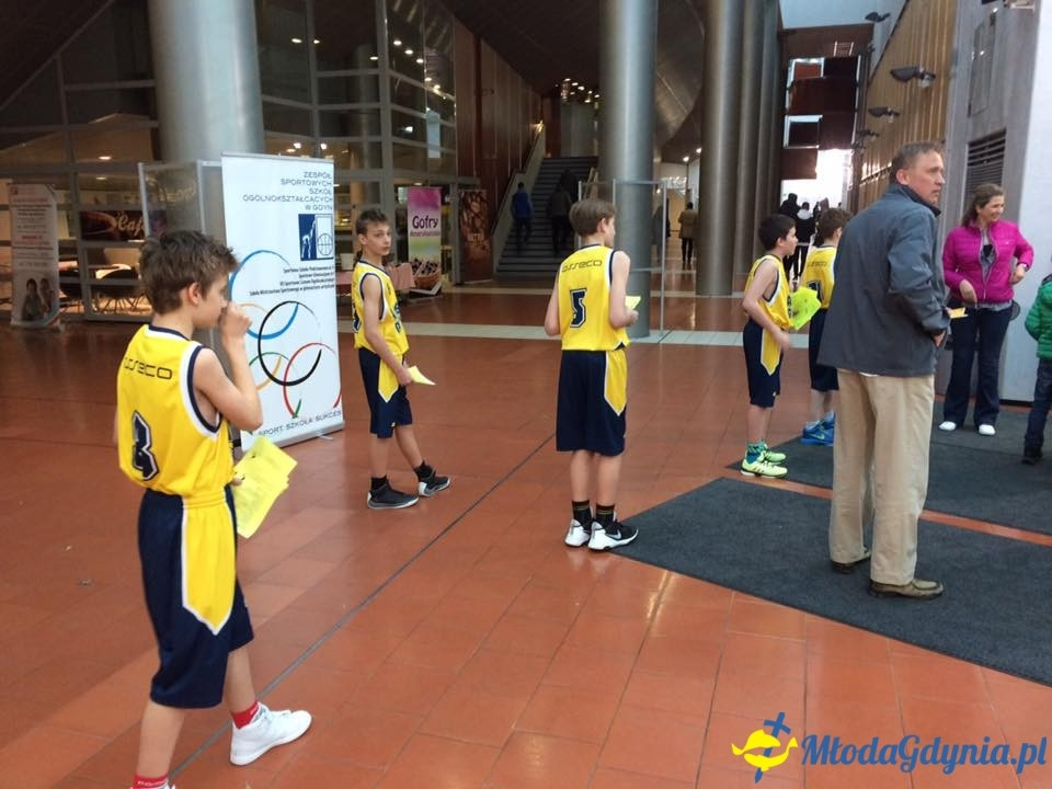 Asseco Gdynia Junior na meczu z Rosą Radom