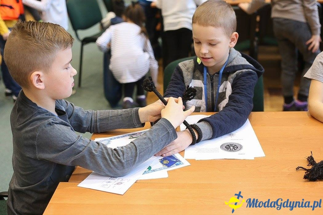 Przyszli kapitanowie i żeglarze - 3 zajęcia UMO AMW. Warsztaty