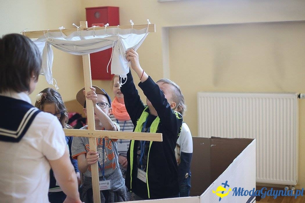 Przyszli kapitanowie i żeglarze - 3 zajęcia UMO AMW. Warsztaty