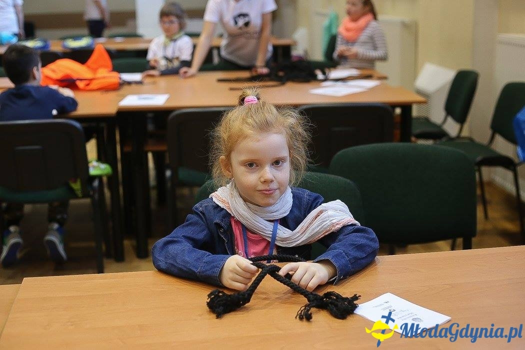 Przyszli kapitanowie i żeglarze - 3 zajęcia UMO AMW. Warsztaty
