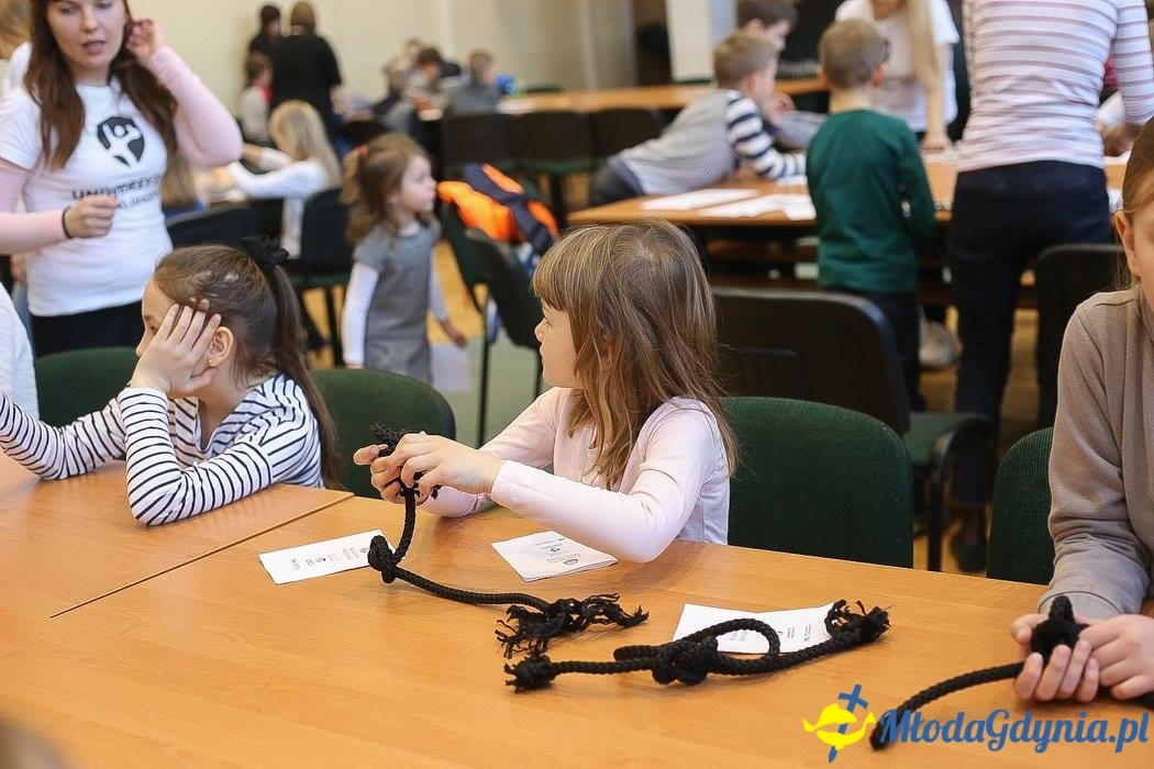 Przyszli kapitanowie i żeglarze - 3 zajęcia UMO AMW. Warsztaty