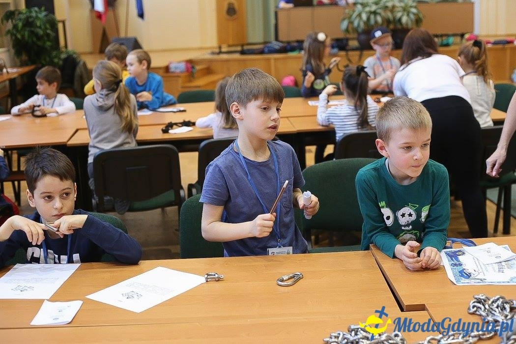 Przyszli kapitanowie i żeglarze - 3 zajęcia UMO AMW. Warsztaty