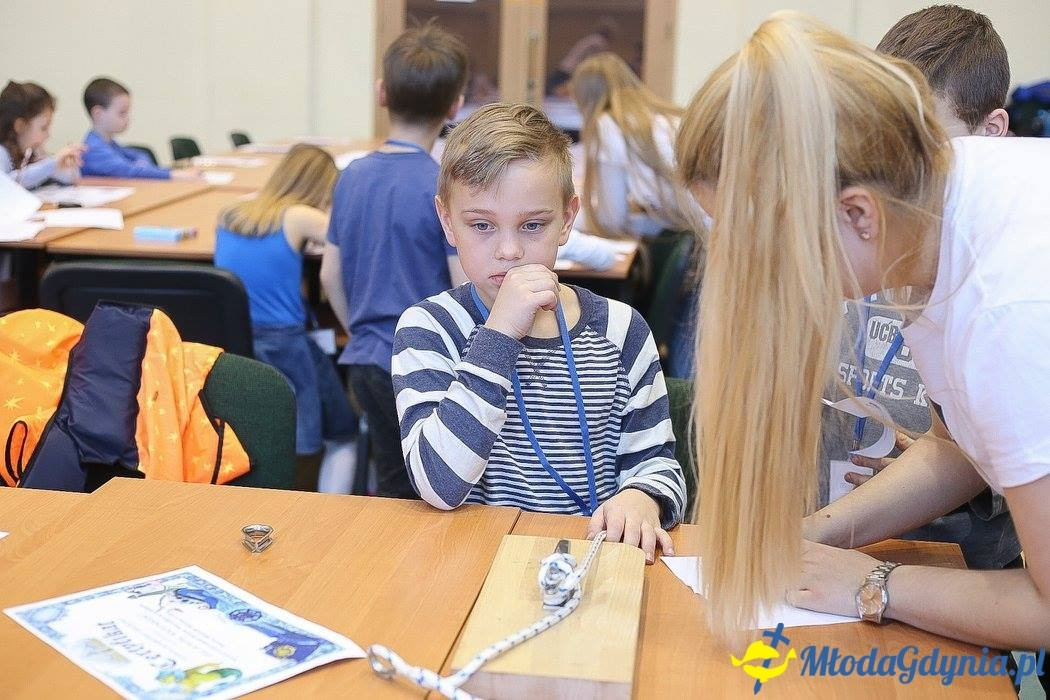 Przyszli kapitanowie i żeglarze - 3 zajęcia UMO AMW. Warsztaty