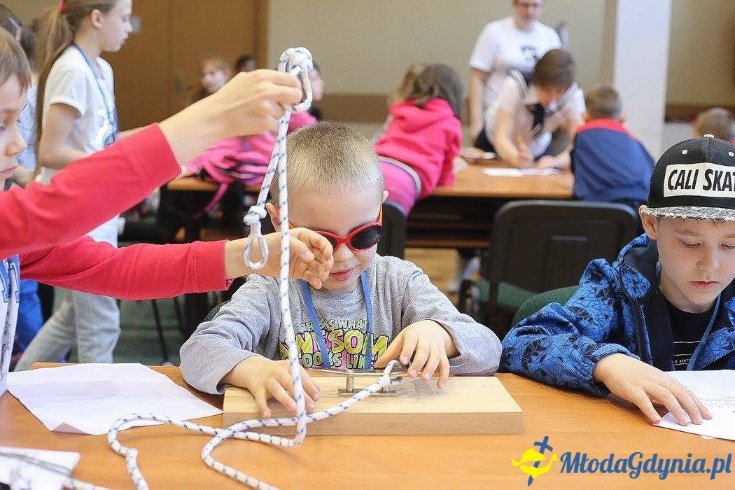 Przyszli kapitanowie i żeglarze - 3 zajęcia UMO AMW. Warsztaty
