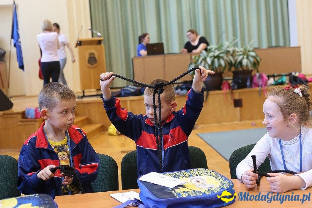 Przyszli kapitanowie i żeglarze - 3 zajęcia UMO AMW. Warsztaty