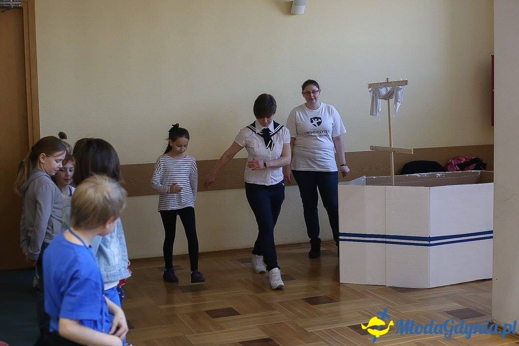 Przyszli kapitanowie i żeglarze - 3 zajęcia UMO AMW. Warsztaty