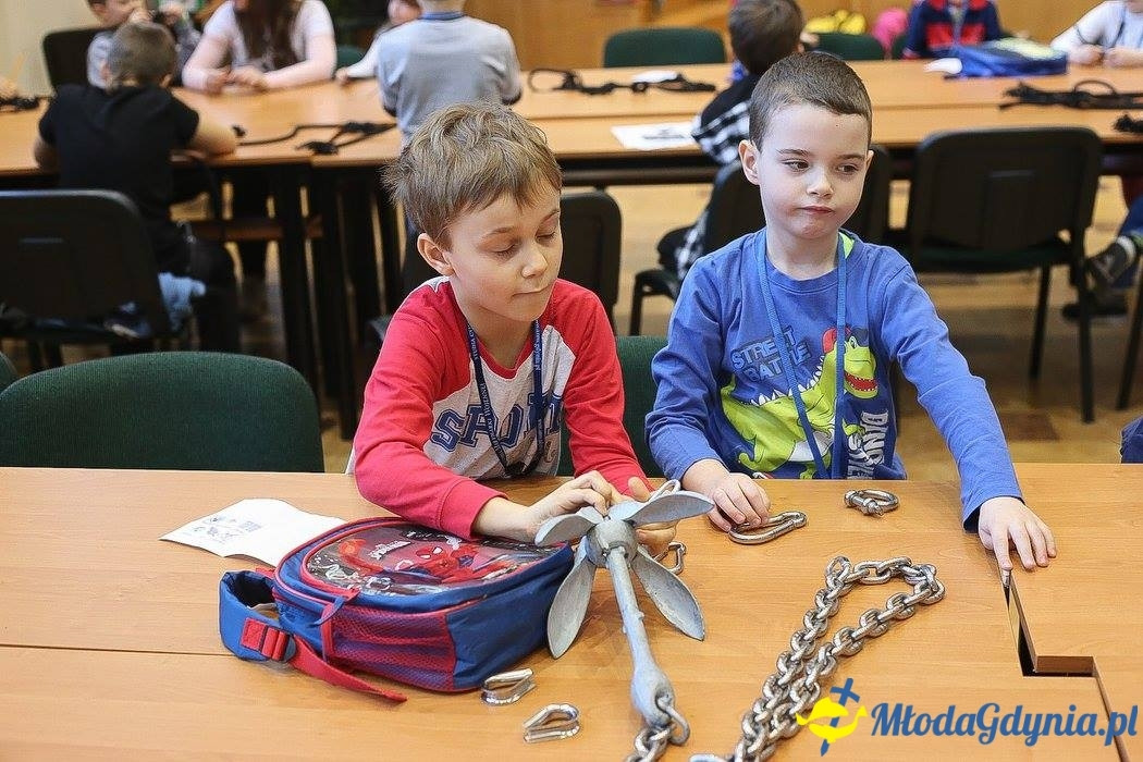 Przyszli kapitanowie i żeglarze - 3 zajęcia UMO AMW. Warsztaty