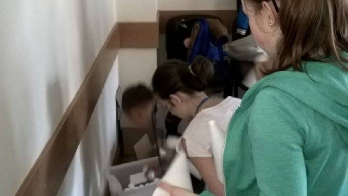 Wiosenne niebo nad Gdynią.Trzecie spotkanie UMO AMW grupa starsza