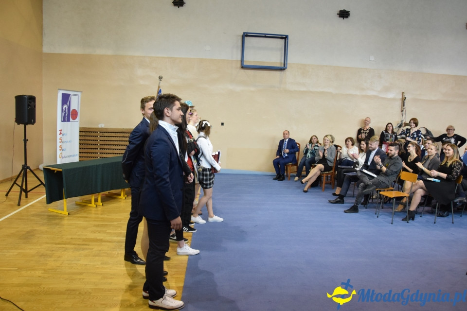 Zakończenie zajęć w klasach maturalnych - ZSSO Gdynia