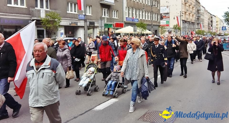 Msza za Ojczyznę i pochód w rocznicę uchwalenia Konstytucji 3 Maja 2017