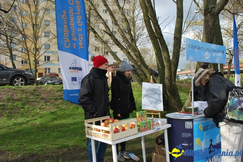 European Cycling Challenge - stoisko promocyjne przy Morskiej