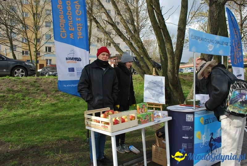 European Cycling Challenge - stoisko promocyjne przy Morskiej