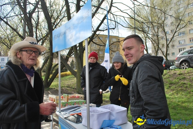 European Cycling Challenge - stoisko promocyjne przy Morskiej