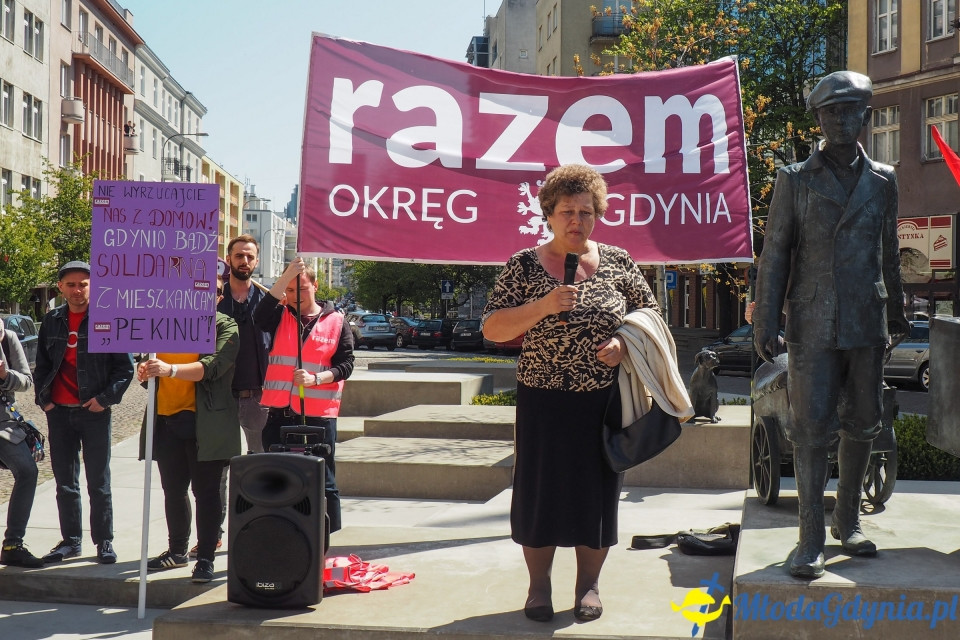 Pikieta Razem Pekin w sprawie 
