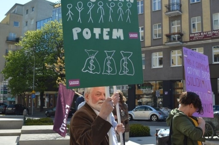 Pikieta Razem Pekin w sprawie 