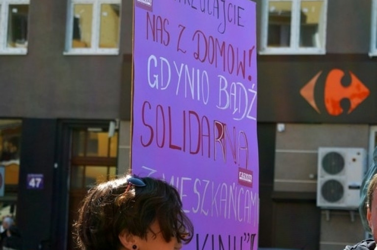 Pikieta Razem Pekin w sprawie 