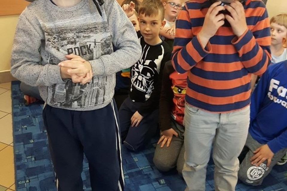 Jak Wojtek został strażakiem - czytamy w SP 28
