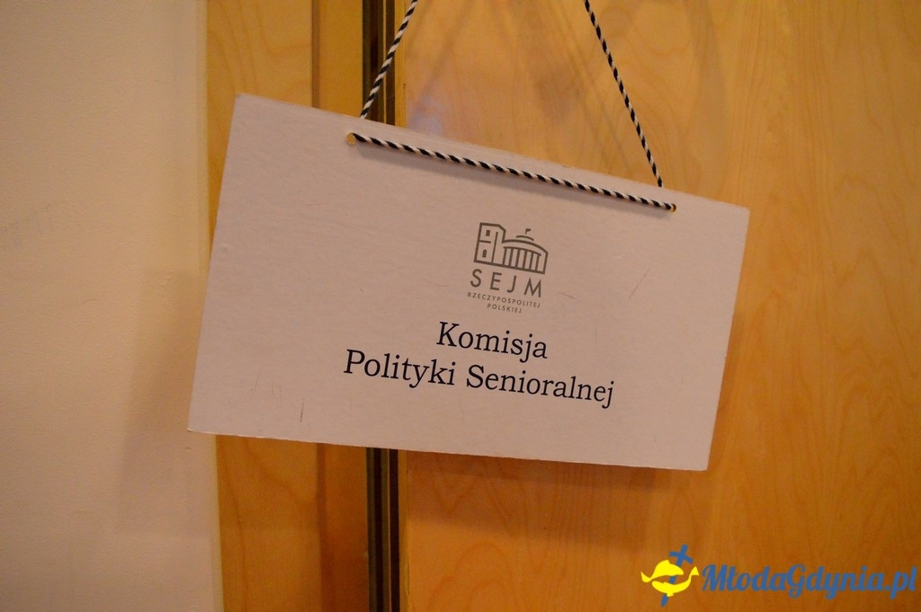 Sejmowej spotkanie w Gdyni w/s seniorów