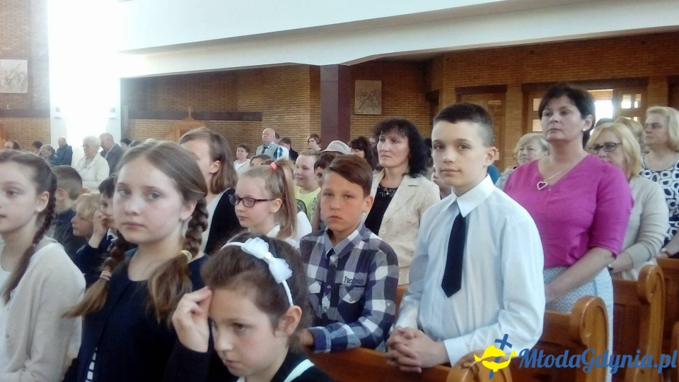 50 lecie SP 35 - Msza Św. u Św. Maksymiliana Marii Kolbe
