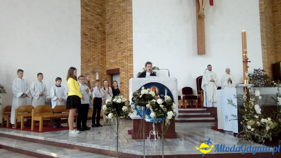 50 lecie SP 35 - Msza Św. u Św. Maksymiliana Marii Kolbe