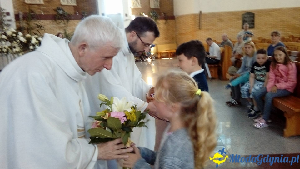 50 lecie SP 35 - Msza Św. u Św. Maksymiliana Marii Kolbe