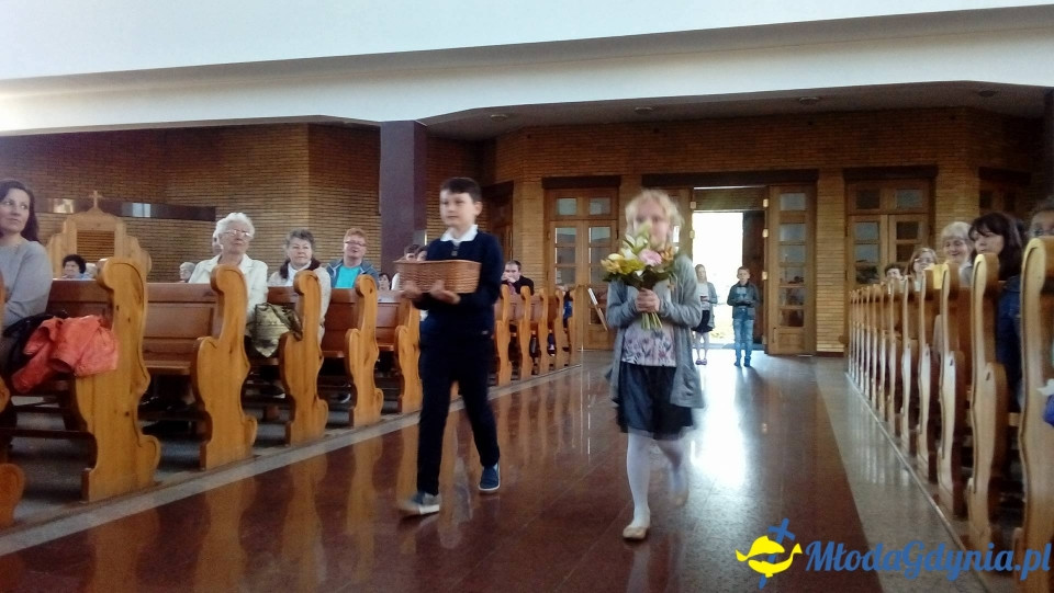 50 lecie SP 35 - Msza Św. u Św. Maksymiliana Marii Kolbe