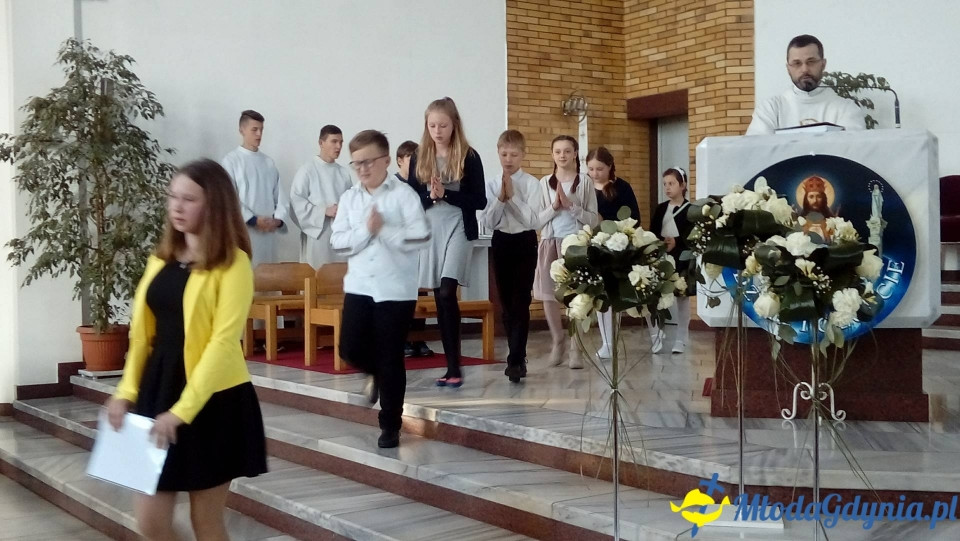 50 lecie SP 35 - Msza Św. u Św. Maksymiliana Marii Kolbe