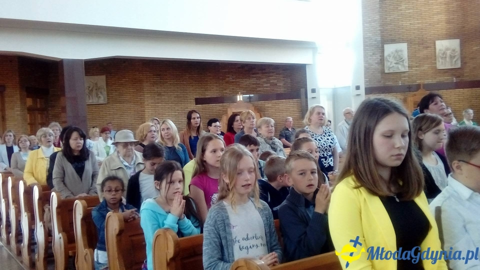 50 lecie SP 35 - Msza Św. u Św. Maksymiliana Marii Kolbe