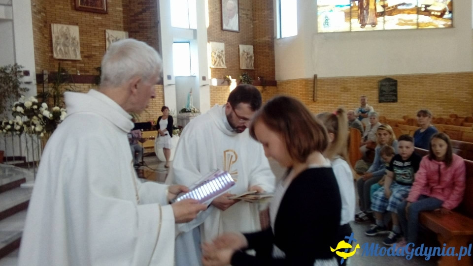 50 lecie SP 35 - Msza Św. u Św. Maksymiliana Marii Kolbe