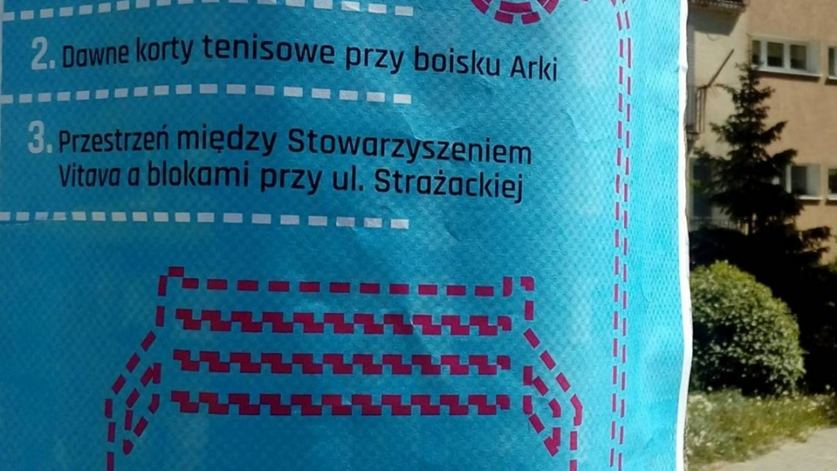 Planowanie powierzchni publicznej  na Witominie