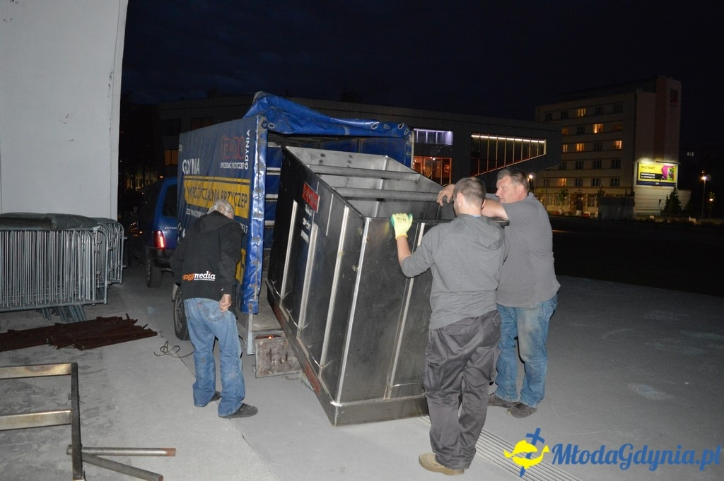 Przygotowywanie do bicia rekordu w gotowaniu zupy wiśniowej