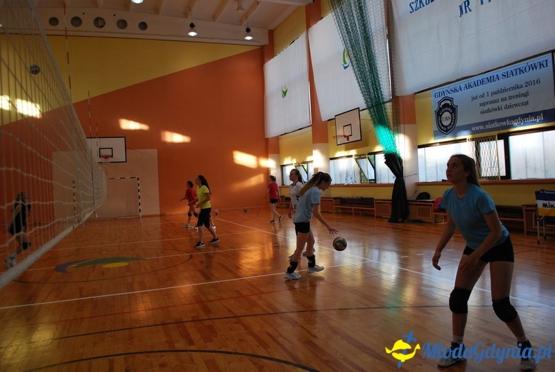 Gdyńska Akademia Siatkówki - trening 14.06.2017