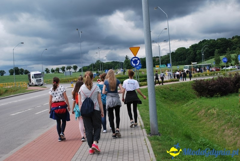Przystań na chwilę - procesja - Góra Św. Jana Pawła II do Bazyliki