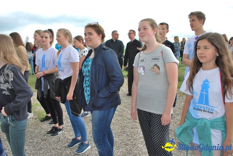 Przystań na chwilę - procesja - Góra Św. Jana Pawła II do Bazyliki