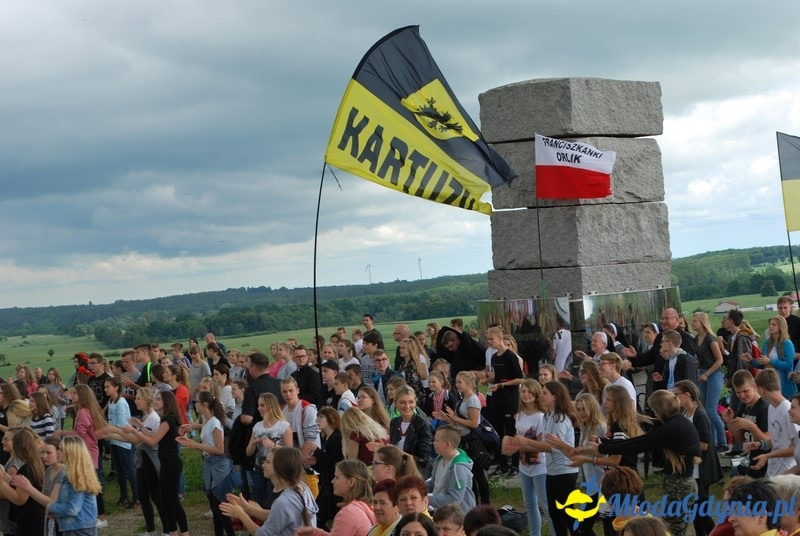 Przystań na chwilę - procesja - Góra Św. Jana Pawła II do Bazyliki
