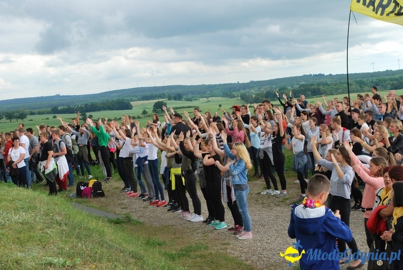 Przystań na chwilę - procesja - Góra Św. Jana Pawła II do Bazyliki