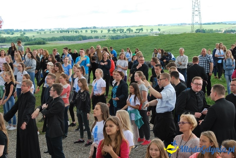 Przystań na chwilę - procesja - Góra Św. Jana Pawła II do Bazyliki