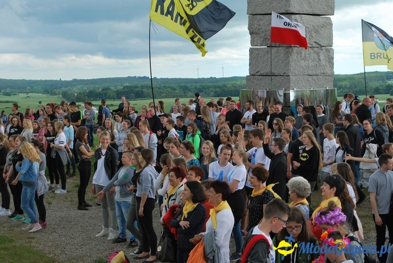 Przystań na chwilę - procesja - Góra Św. Jana Pawła II do Bazyliki